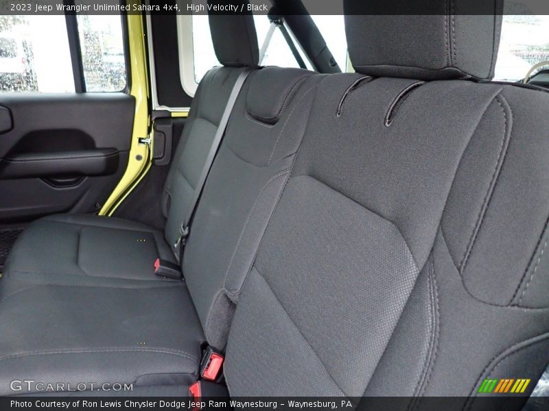 High Velocity / Black 2023 Jeep Wrangler Unlimited Sahara 4x4