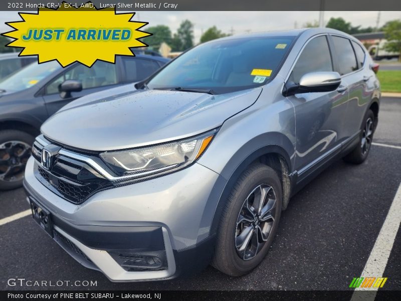 Lunar Silver Metallic / Gray 2022 Honda CR-V EX-L AWD