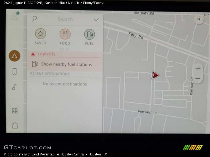 Navigation of 2024 F-PACE SVR