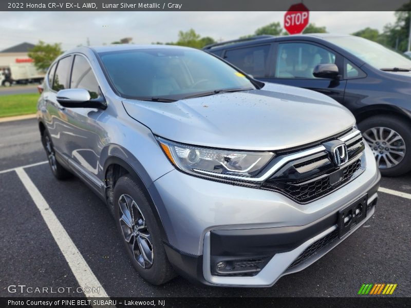Lunar Silver Metallic / Gray 2022 Honda CR-V EX-L AWD