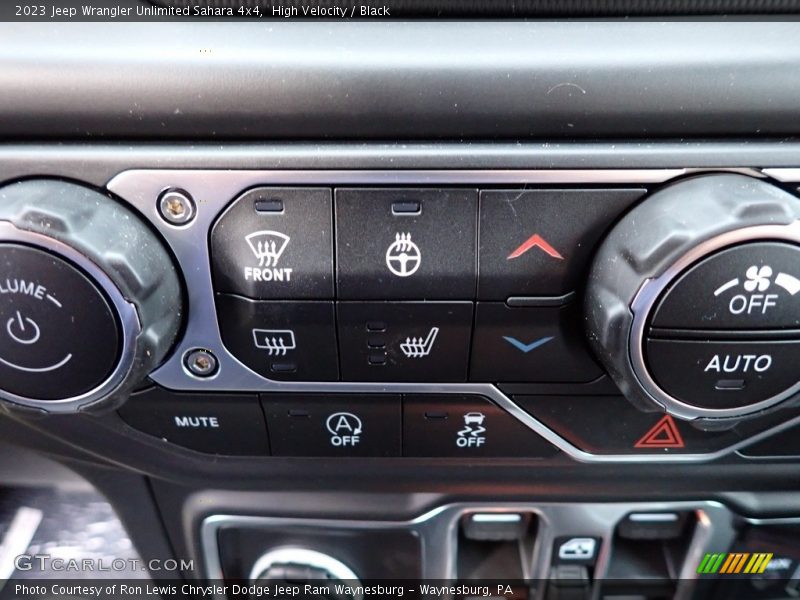 High Velocity / Black 2023 Jeep Wrangler Unlimited Sahara 4x4