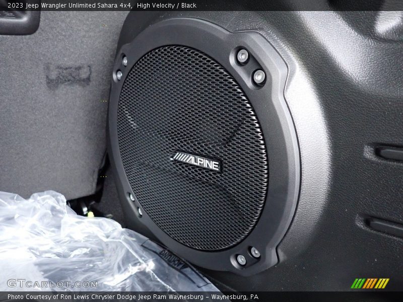 High Velocity / Black 2023 Jeep Wrangler Unlimited Sahara 4x4