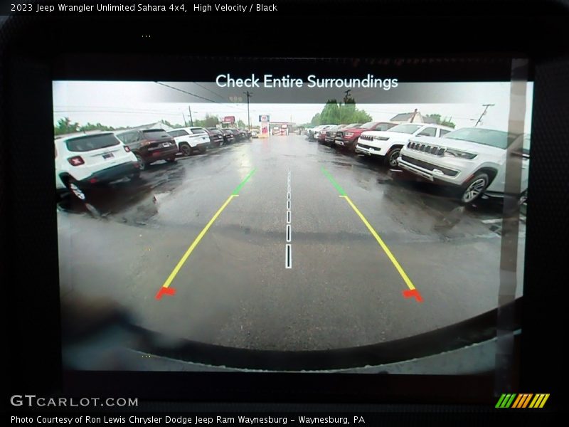 High Velocity / Black 2023 Jeep Wrangler Unlimited Sahara 4x4