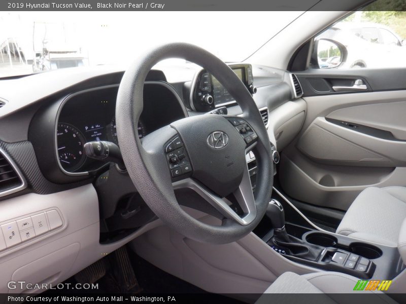 Black Noir Pearl / Gray 2019 Hyundai Tucson Value