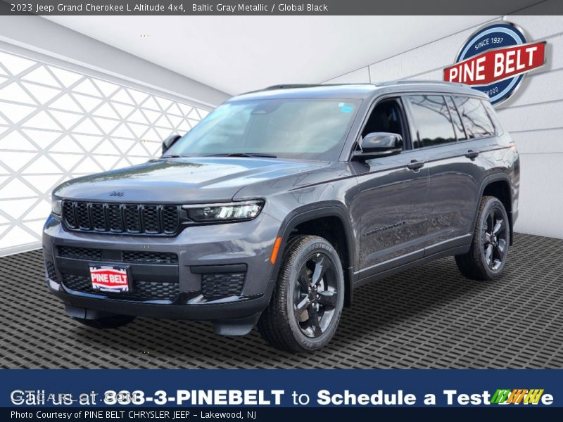 Baltic Gray Metallic / Global Black 2023 Jeep Grand Cherokee L Altitude 4x4