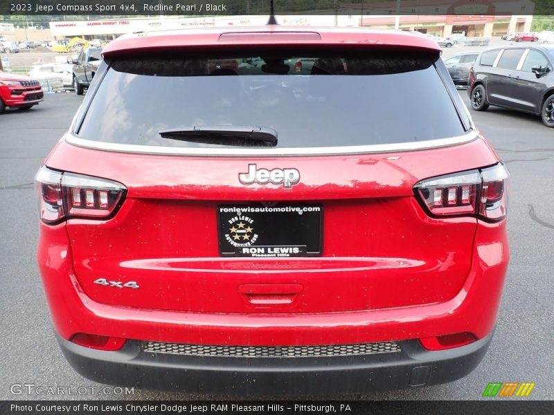 Redline Pearl / Black 2023 Jeep Compass Sport 4x4