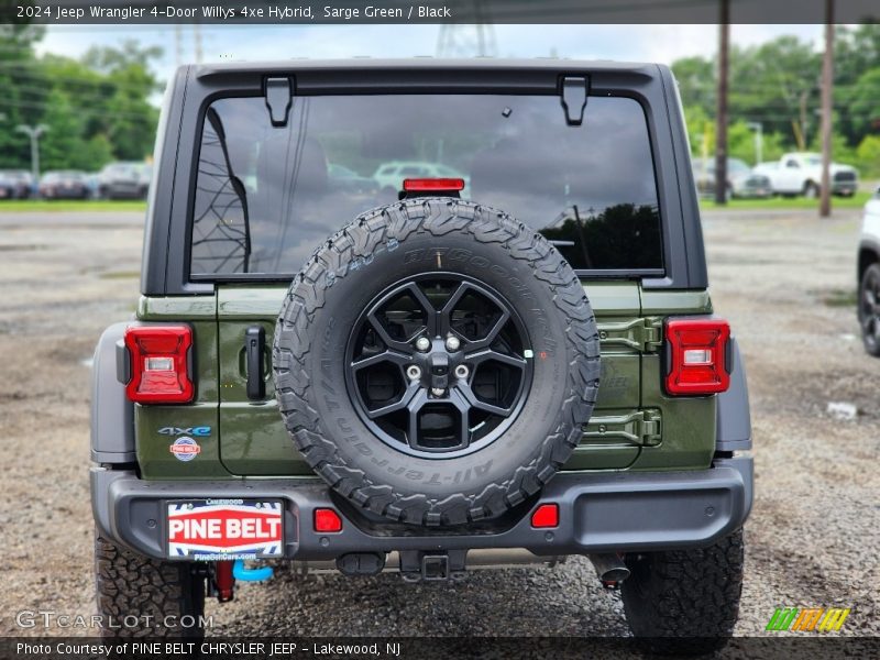 Sarge Green / Black 2024 Jeep Wrangler 4-Door Willys 4xe Hybrid