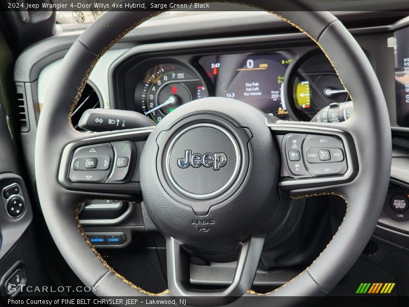 Sarge Green / Black 2024 Jeep Wrangler 4-Door Willys 4xe Hybrid