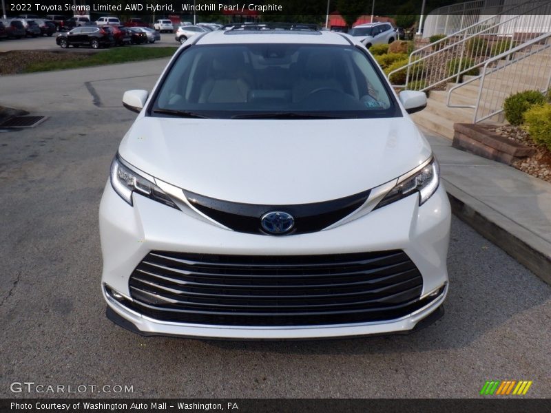 Windchill Pearl / Graphite 2022 Toyota Sienna Limited AWD Hybrid