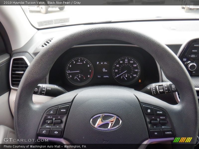 Black Noir Pearl / Gray 2019 Hyundai Tucson Value