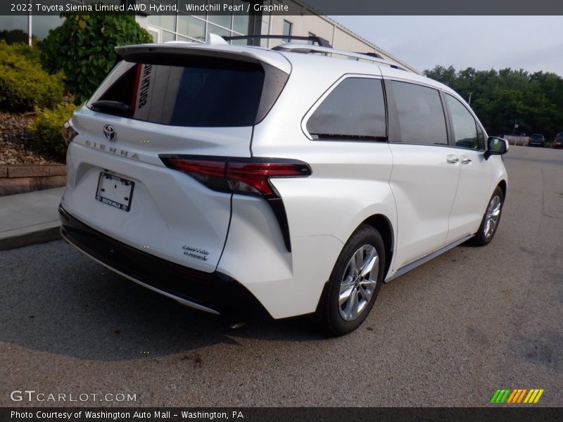 Windchill Pearl / Graphite 2022 Toyota Sienna Limited AWD Hybrid