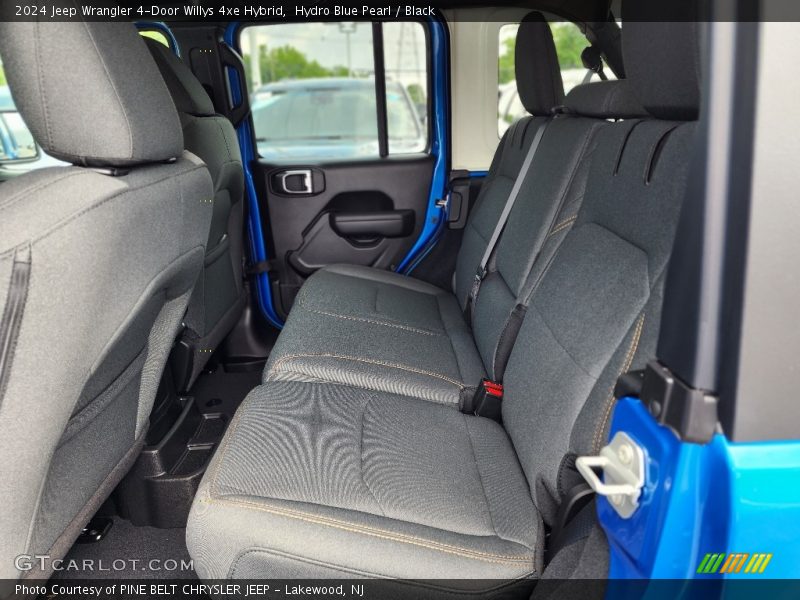 Hydro Blue Pearl / Black 2024 Jeep Wrangler 4-Door Willys 4xe Hybrid
