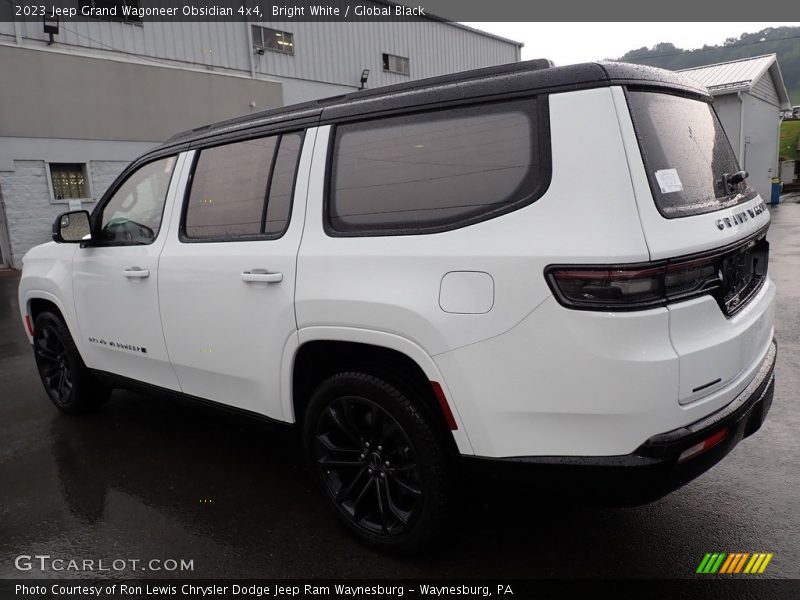 Bright White / Global Black 2023 Jeep Grand Wagoneer Obsidian 4x4