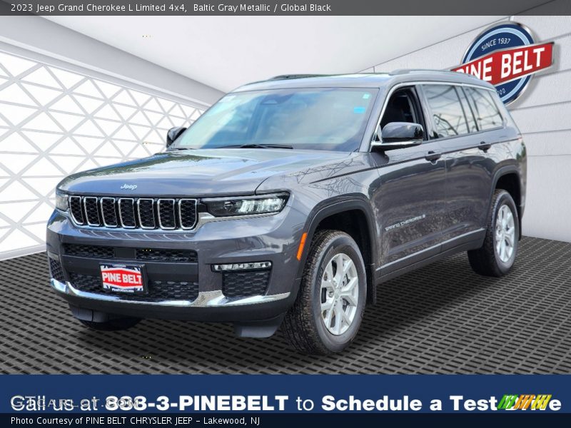 Baltic Gray Metallic / Global Black 2023 Jeep Grand Cherokee L Limited 4x4