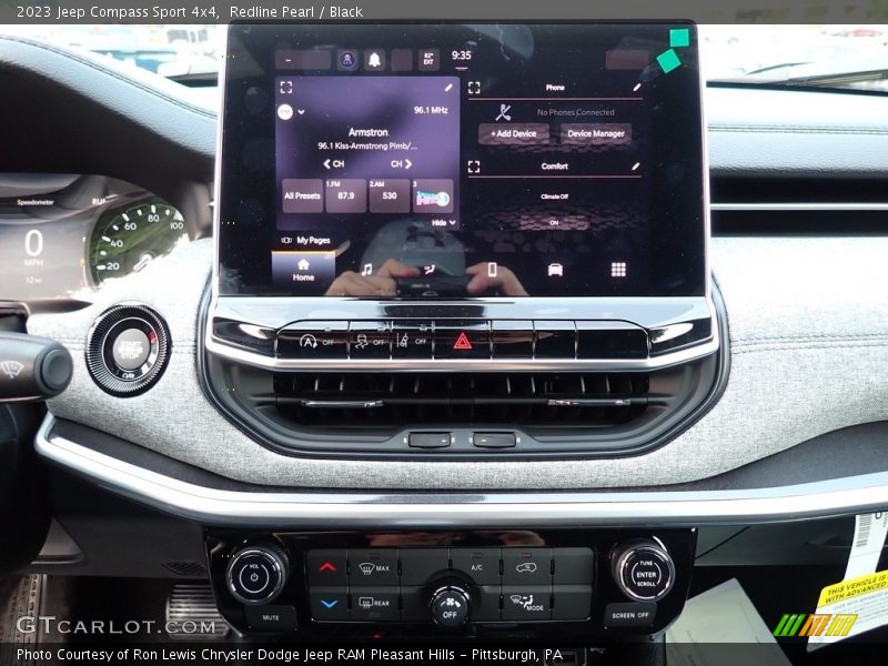 Redline Pearl / Black 2023 Jeep Compass Sport 4x4