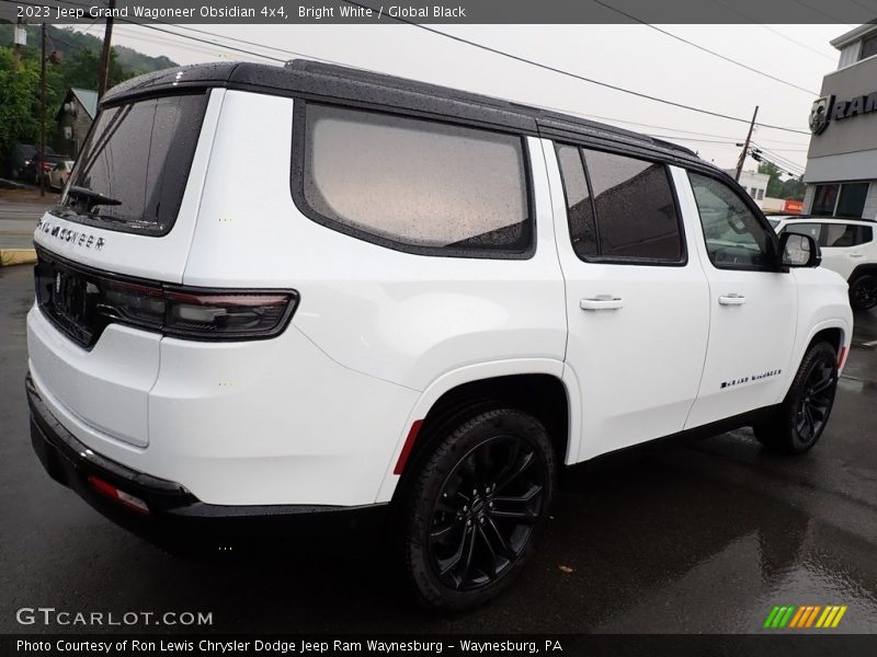 Bright White / Global Black 2023 Jeep Grand Wagoneer Obsidian 4x4