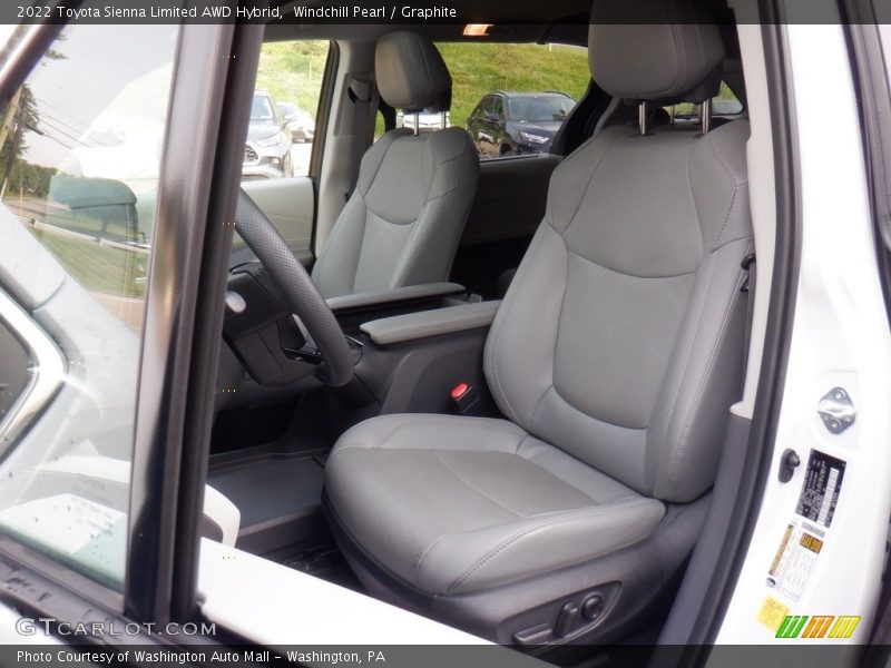 Windchill Pearl / Graphite 2022 Toyota Sienna Limited AWD Hybrid