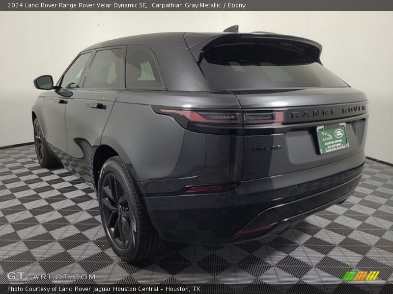 Carpathian Gray Metallic / Ebony 2024 Land Rover Range Rover Velar Dynamic SE
