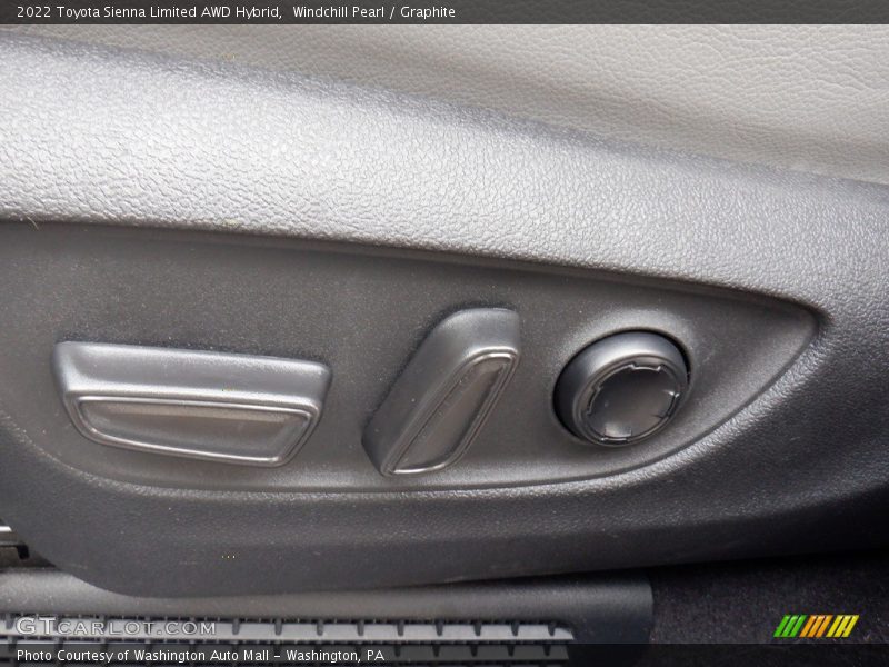 Windchill Pearl / Graphite 2022 Toyota Sienna Limited AWD Hybrid