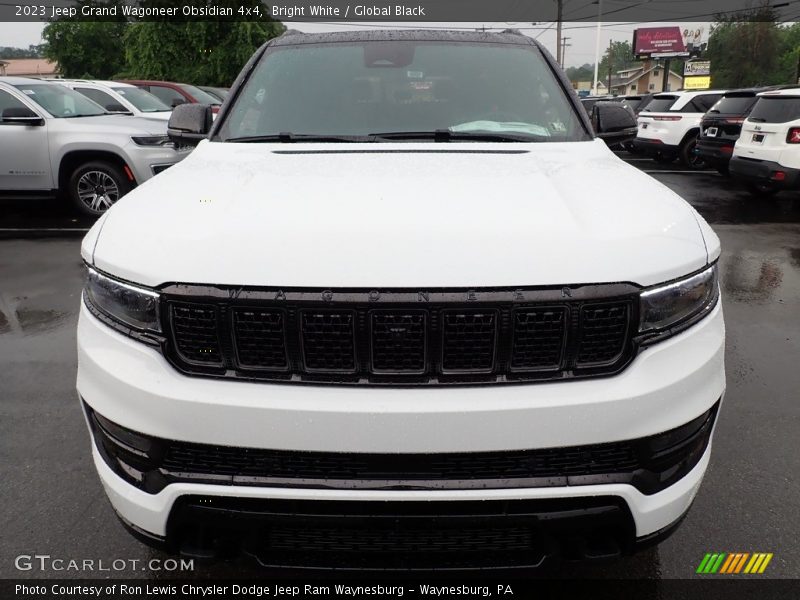 Bright White / Global Black 2023 Jeep Grand Wagoneer Obsidian 4x4