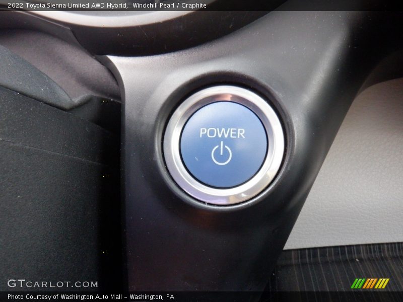Windchill Pearl / Graphite 2022 Toyota Sienna Limited AWD Hybrid