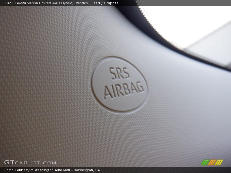 Windchill Pearl / Graphite 2022 Toyota Sienna Limited AWD Hybrid