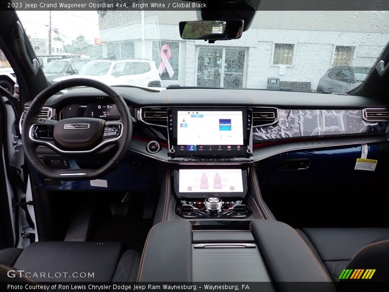 Dashboard of 2023 Grand Wagoneer Obsidian 4x4