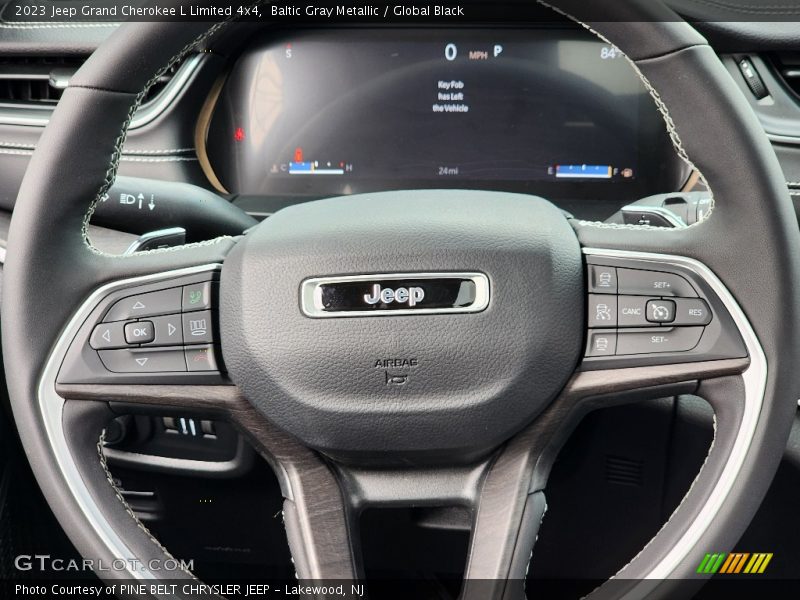 Baltic Gray Metallic / Global Black 2023 Jeep Grand Cherokee L Limited 4x4