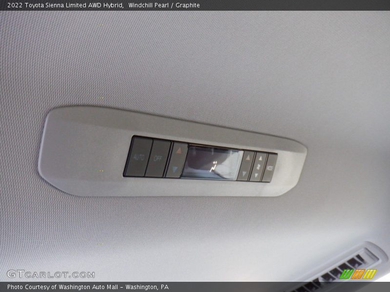 Windchill Pearl / Graphite 2022 Toyota Sienna Limited AWD Hybrid