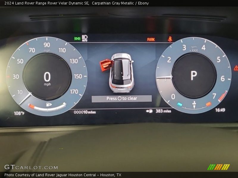  2024 Range Rover Velar Dynamic SE Dynamic SE Gauges