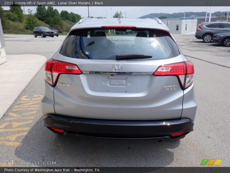 Lunar Silver Metallic / Black 2019 Honda HR-V Sport AWD