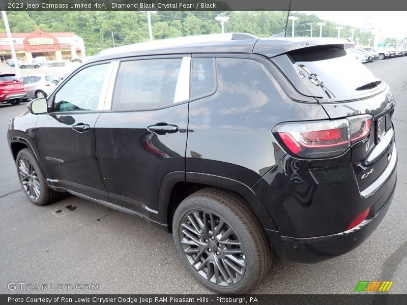 Diamond Black Crystal Pearl / Black 2023 Jeep Compass Limited 4x4