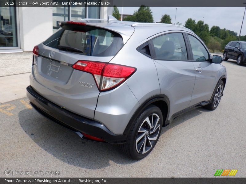 Lunar Silver Metallic / Black 2019 Honda HR-V Sport AWD
