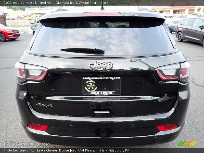 Diamond Black Crystal Pearl / Black 2023 Jeep Compass Limited 4x4