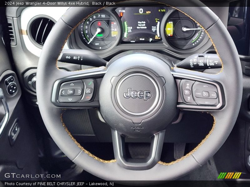  2024 Wrangler 4-Door Willys 4xe Hybrid Steering Wheel