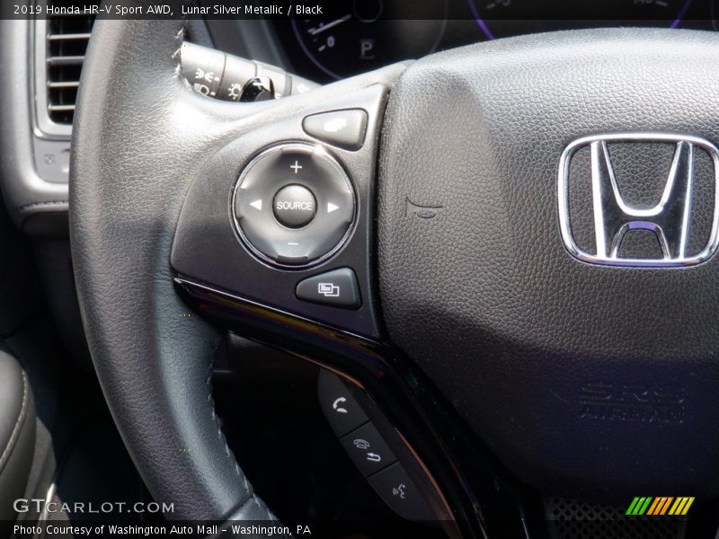 Lunar Silver Metallic / Black 2019 Honda HR-V Sport AWD