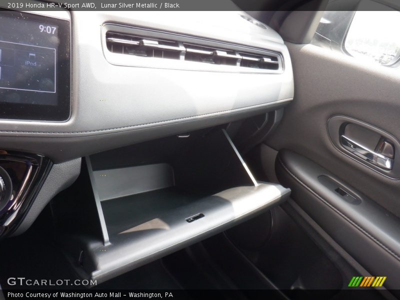 Lunar Silver Metallic / Black 2019 Honda HR-V Sport AWD
