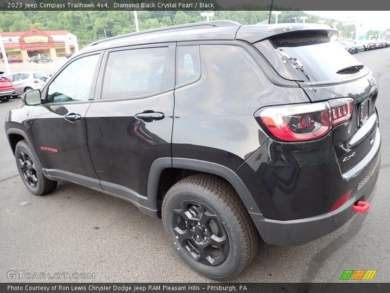 Diamond Black Crystal Pearl / Black 2023 Jeep Compass Trailhawk 4x4