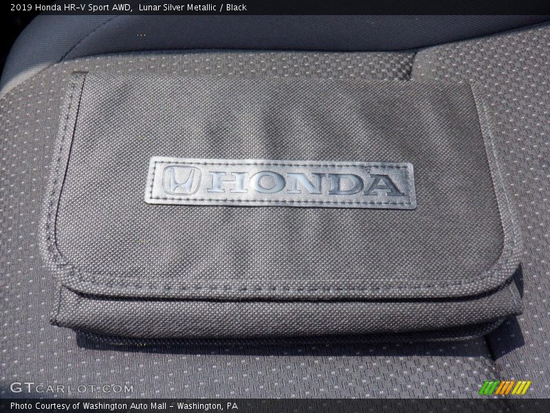 Lunar Silver Metallic / Black 2019 Honda HR-V Sport AWD