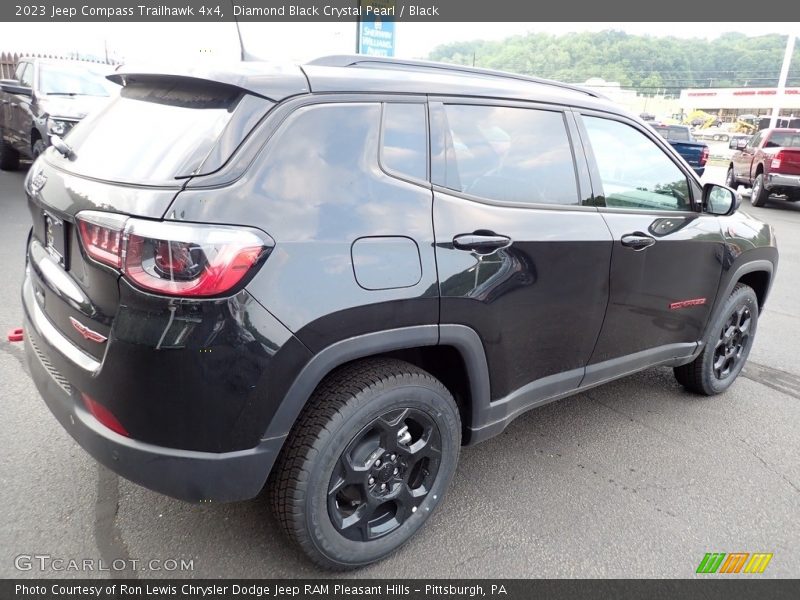 Diamond Black Crystal Pearl / Black 2023 Jeep Compass Trailhawk 4x4