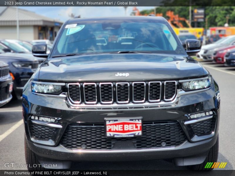 Rocky Mountain Pearl / Global Black 2023 Jeep Grand Cherokee Limited 4x4