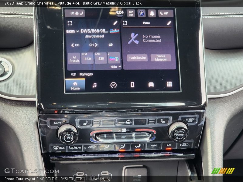 Baltic Gray Metallic / Global Black 2023 Jeep Grand Cherokee L Altitude 4x4