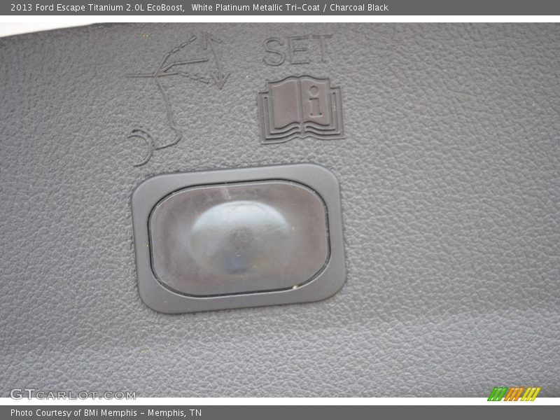 White Platinum Metallic Tri-Coat / Charcoal Black 2013 Ford Escape Titanium 2.0L EcoBoost