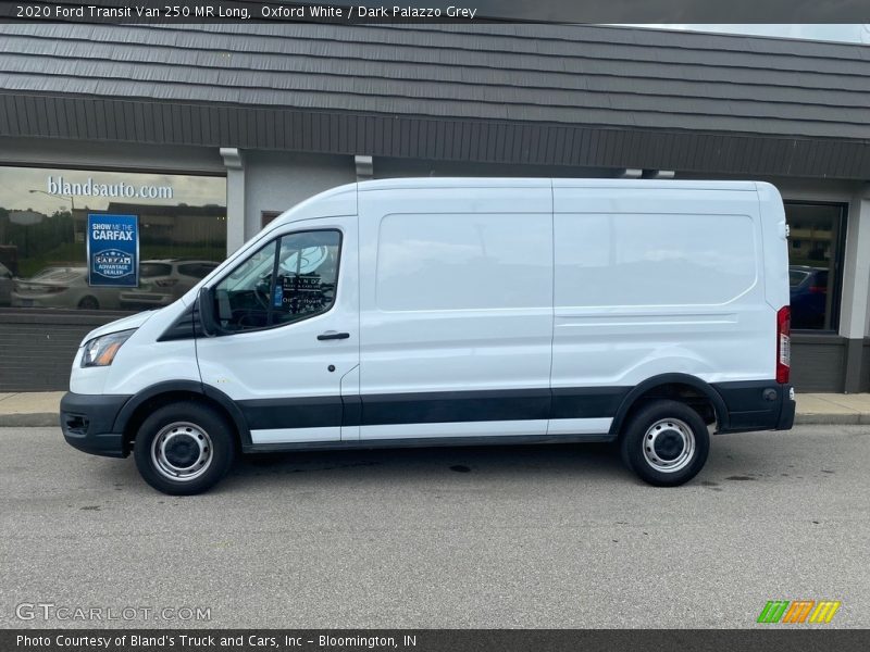 Oxford White / Dark Palazzo Grey 2020 Ford Transit Van 250 MR Long