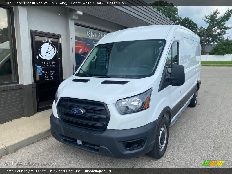 Oxford White / Dark Palazzo Grey 2020 Ford Transit Van 250 MR Long
