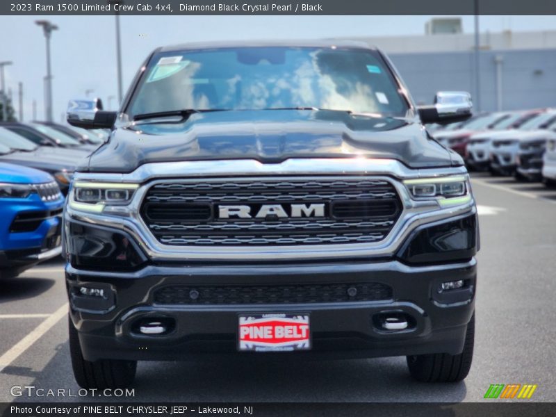 Diamond Black Crystal Pearl / Black 2023 Ram 1500 Limited Crew Cab 4x4
