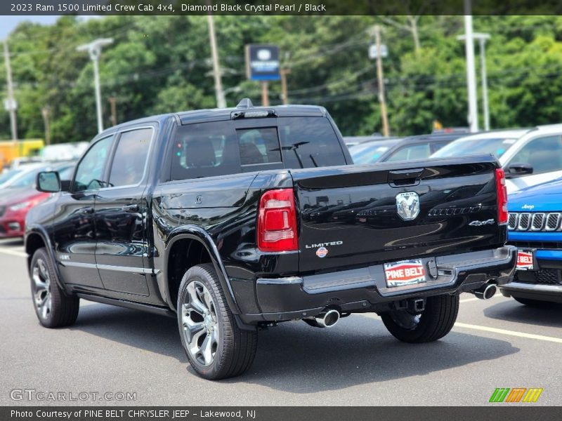 Diamond Black Crystal Pearl / Black 2023 Ram 1500 Limited Crew Cab 4x4