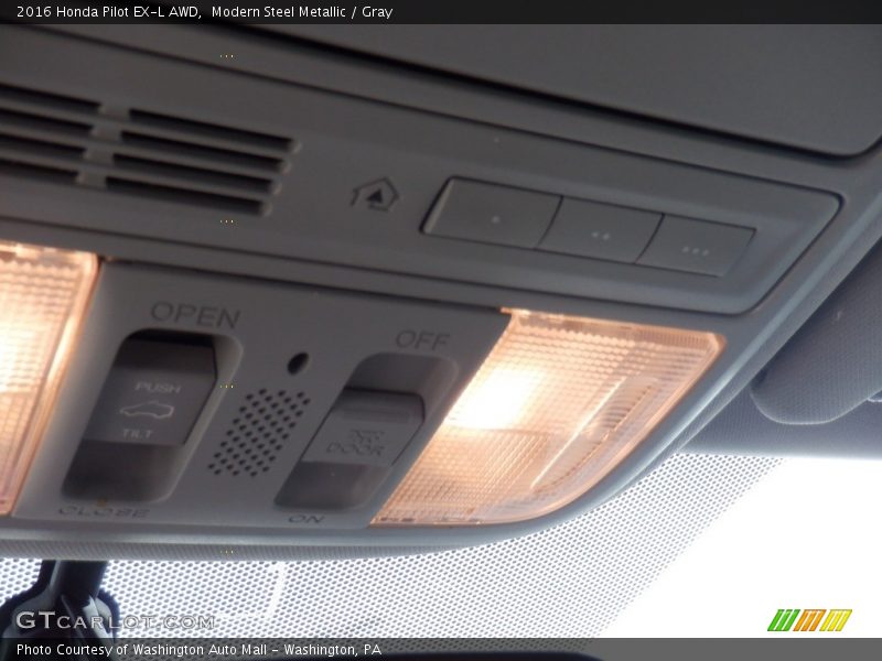 Modern Steel Metallic / Gray 2016 Honda Pilot EX-L AWD
