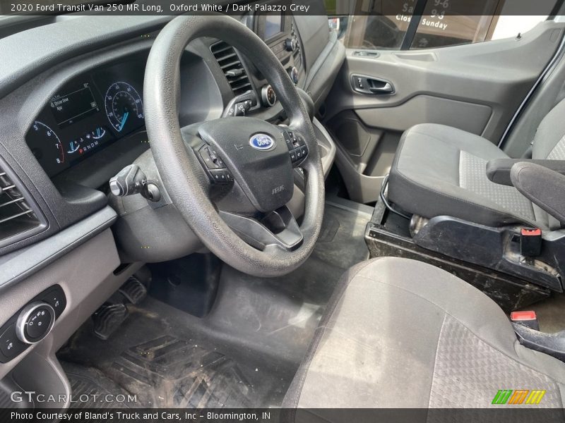 Oxford White / Dark Palazzo Grey 2020 Ford Transit Van 250 MR Long