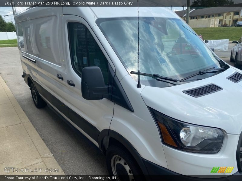 Oxford White / Dark Palazzo Grey 2020 Ford Transit Van 250 MR Long